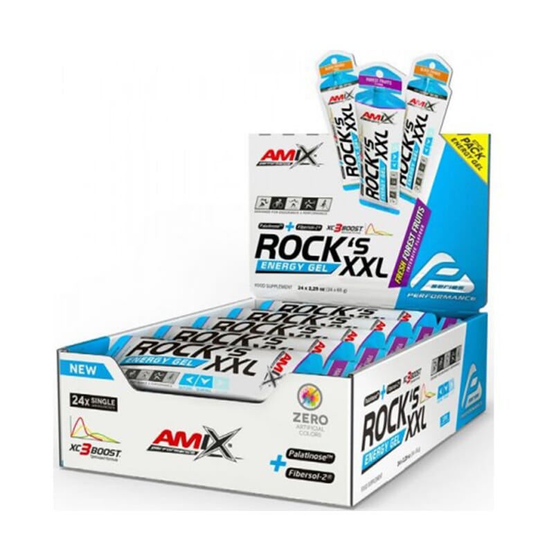 ROCK'S GEL XXL MET CAFEÏNE 24 gels van 65g