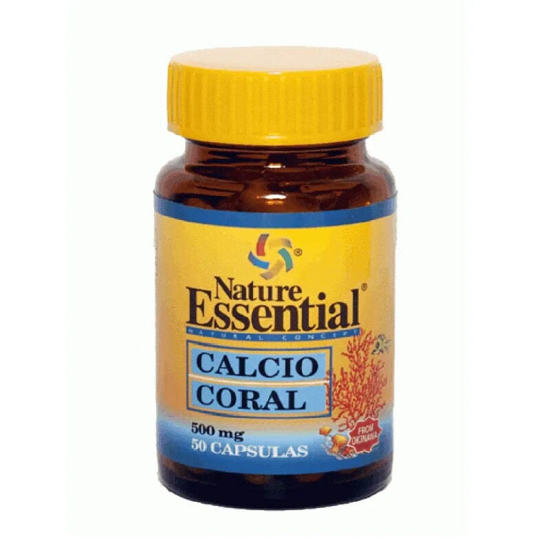 Calcio Coral 500mg 50 Caps Nature Essential