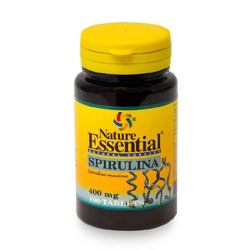 Espirulina 400mg 100 Tabs Nature Essential