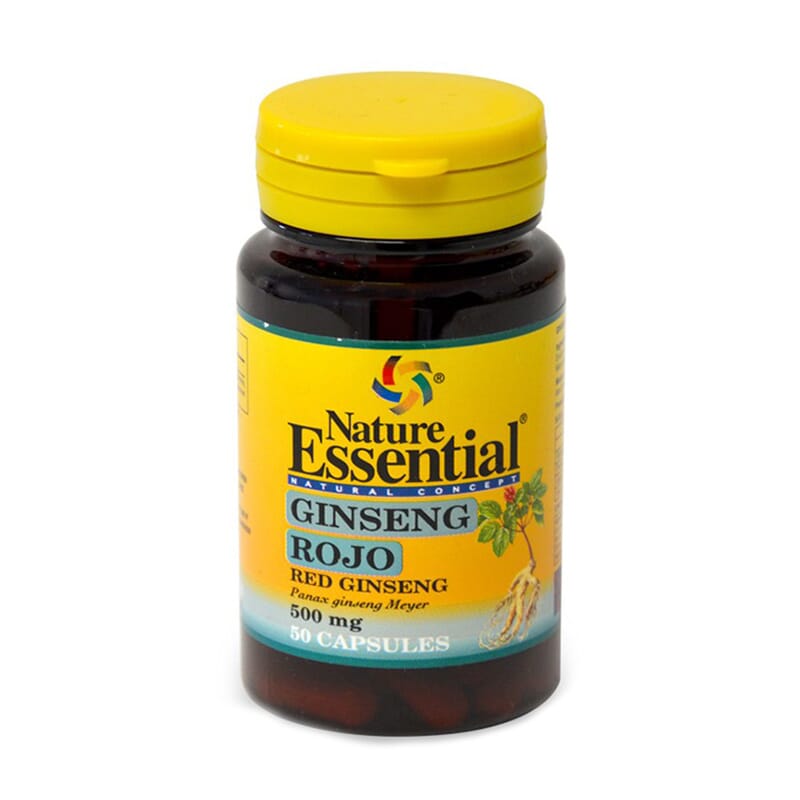 Ginseng Rojo Extracto Seco 500 mg 50 Caps