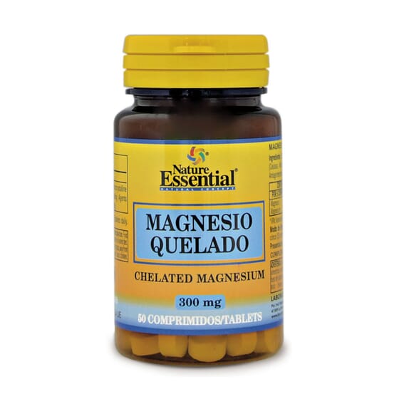 Magnésium 300 mg (Chélate) 50 Tabs de Nature Essential