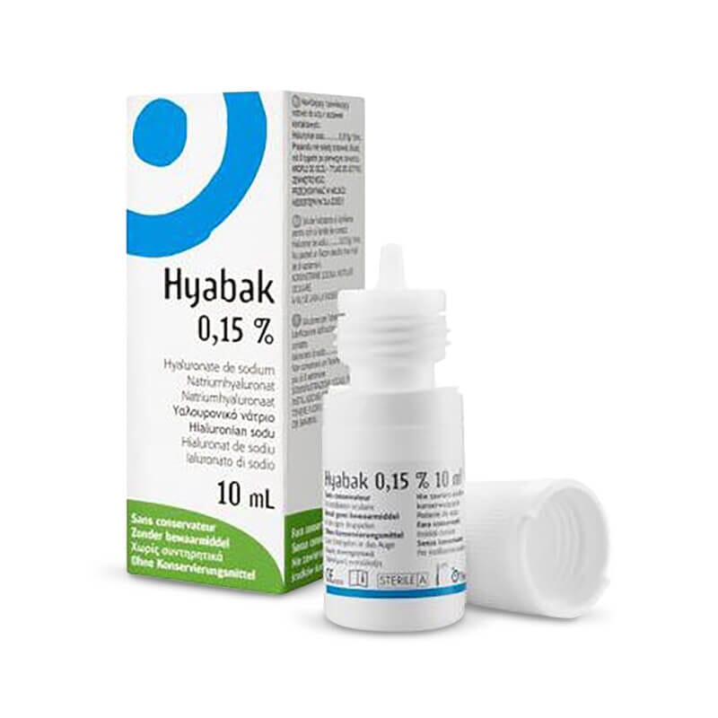 Hyabak Solution 0,15 % 10 ml