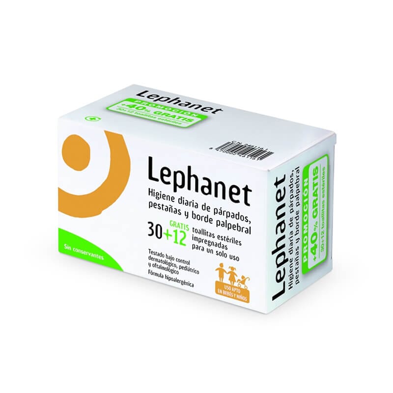 Lephanet Lingettes Stériles (+ 12 Gratuites) 42 Unités