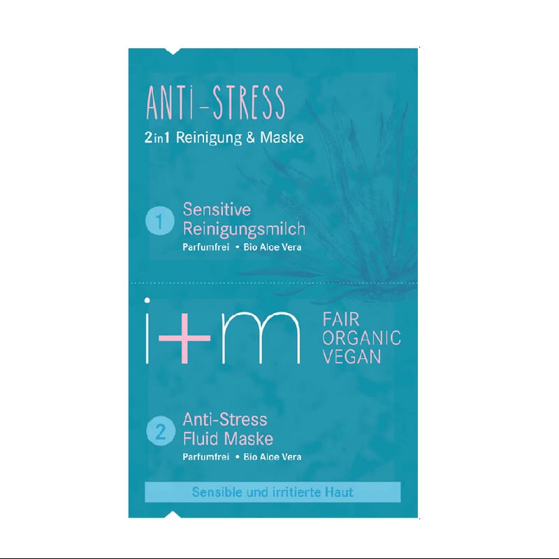 MASCARILLA FACIAL 2 EN 1 ANTIESTRÉS de I+M