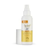Cette huile solaire de Solei SP est un spray transparent pour lutter contre les rayons du soleil