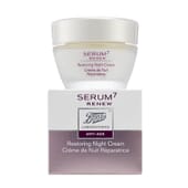 Serum 7 Renew Crema Revitalizante de Noche ayuda a reducir la apariencia de las arrugas profunda