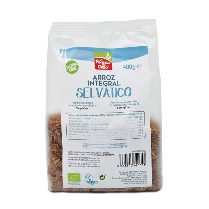 Arroz Integral Rojo Selvático Bio 400g