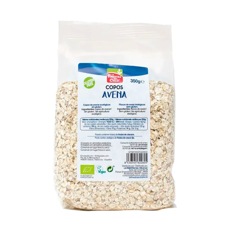 Copos de Avena Finos Gluten Free Bio 400g de La Finestra Sul Cielo