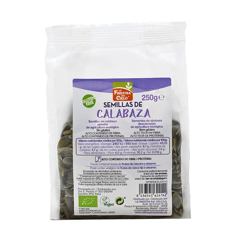 Semillas de Calabaza Peladas Bio 250g