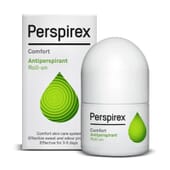 O Perspirex Comfort Roll-On Antitranspirante é uma fórmula antitranspirante que evita o suor e o