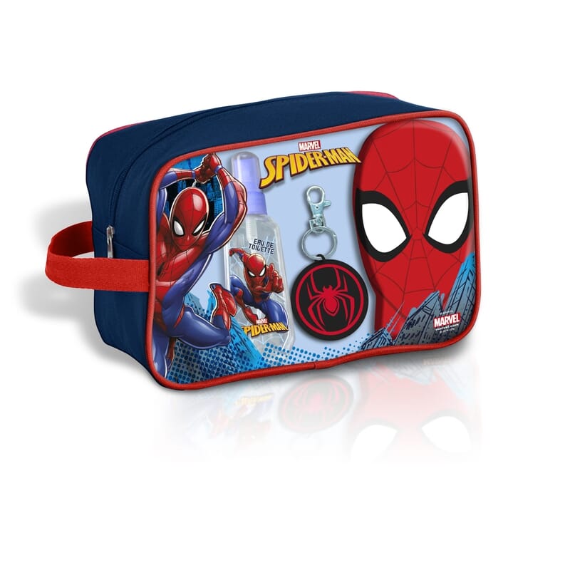 Spiderman Packung 4 Stück EDT 90 ml + Kulturbeutel