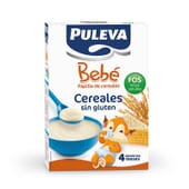 Puleva Bebé Cereales Sin Gluten FOS es una papilla de cereales para bebés intolerantes al gluten