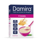 Damira 8 Cereales Fos es una sabrosa papilla para bebés a partir de los 6 meses.