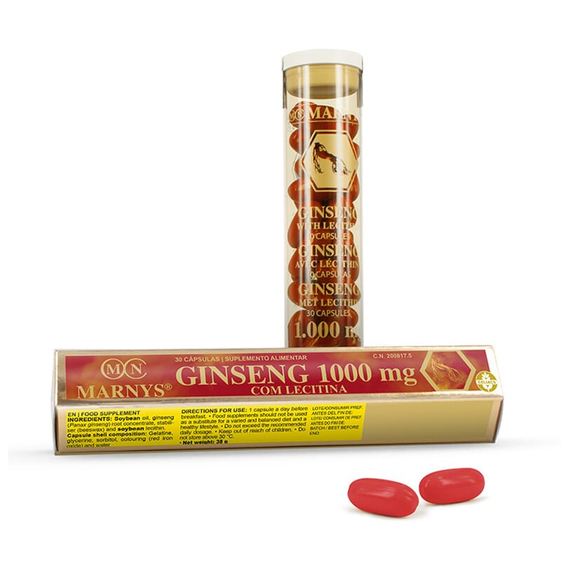 GINSENG 1000mg CON LECITINA 30 Caps