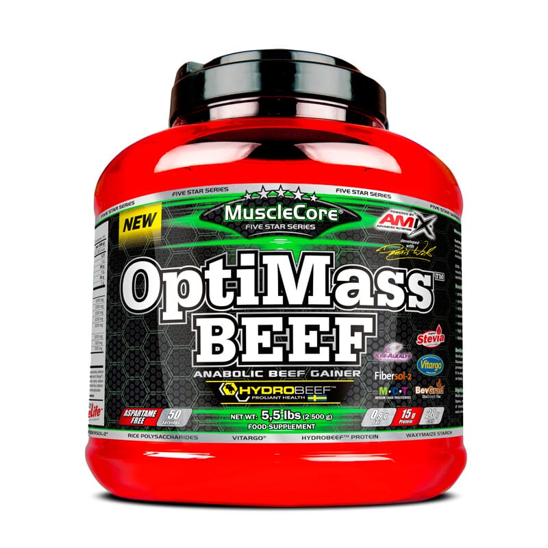 OPTIMASS BEEF GAINER 2500g