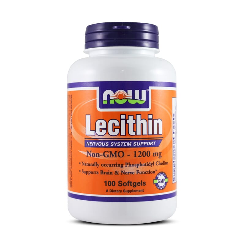 LECITHIN 1200mg 100 Softgels NOW FOODS