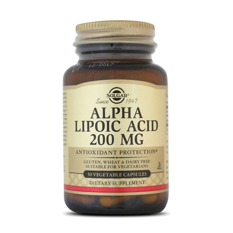 ALPHA LIPOIC ACID 200mg 50 VCaps