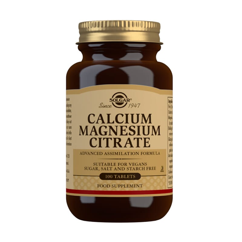 Calciuim Magnesium Citrate 100 Tabs