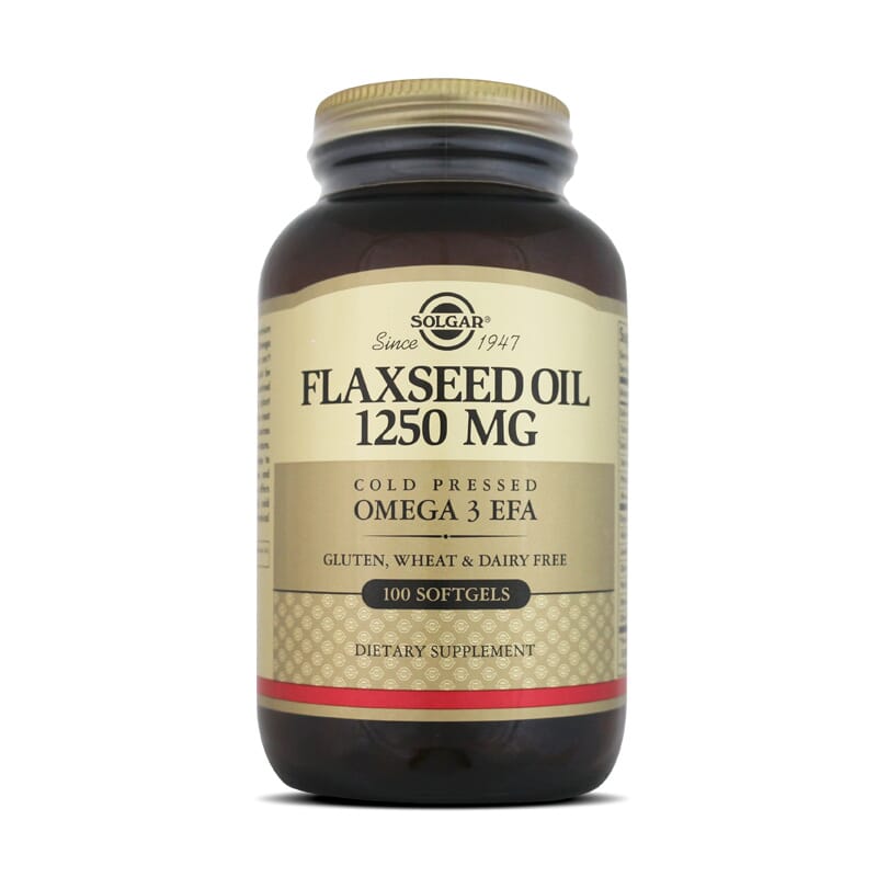 FLAXSEED OIL 1250mg 100 Softgels