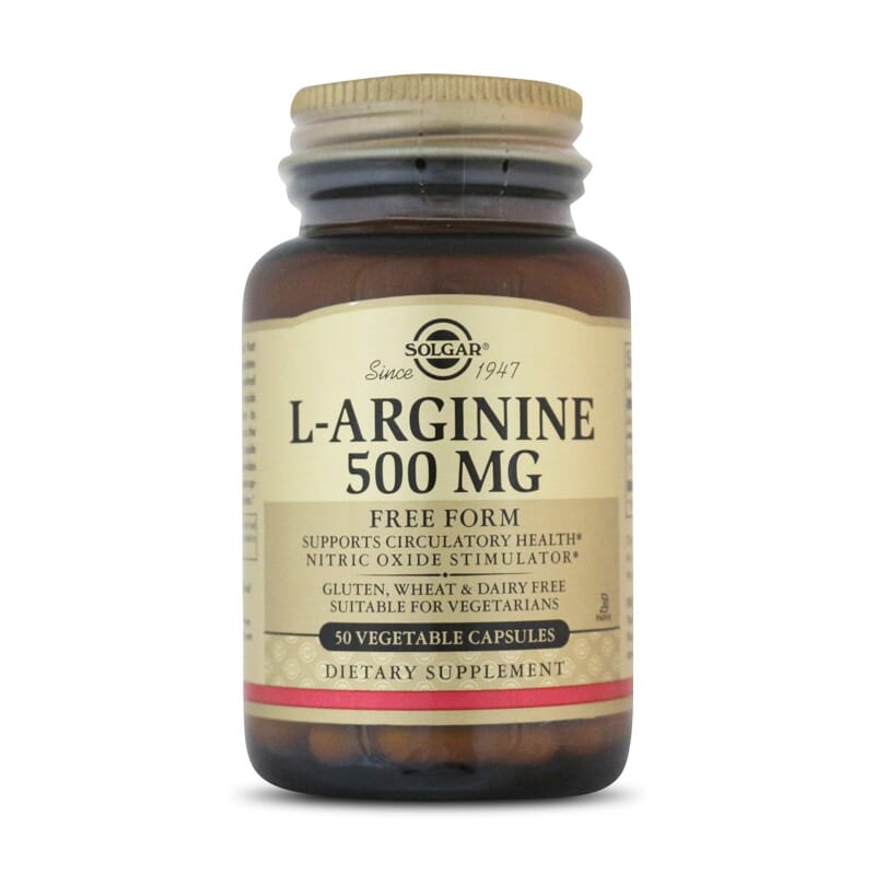 L-ARGININE 500mg 50 VCaps