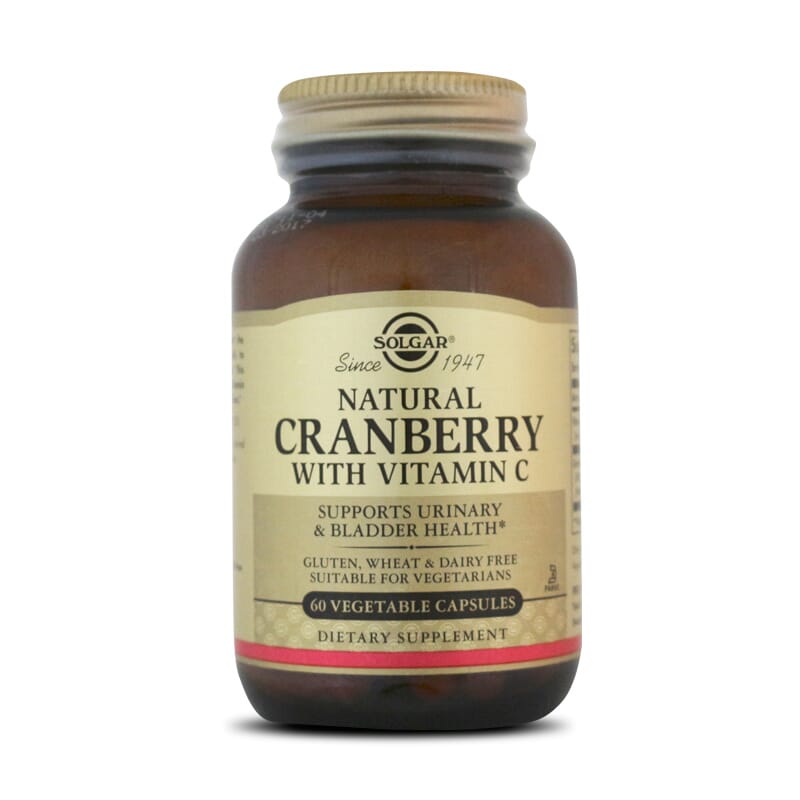 NATURAL CRANBERRY WITH VITAMIN C 60 VCaps