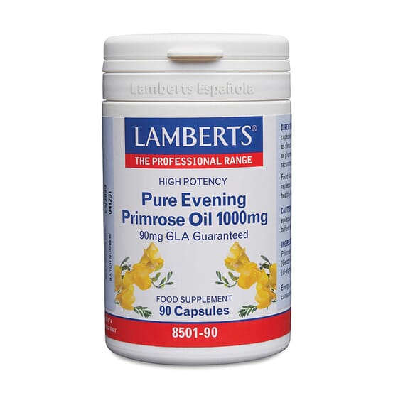 Pure Evening Primrose Oil 1000mg 90 Caps de Lamberts