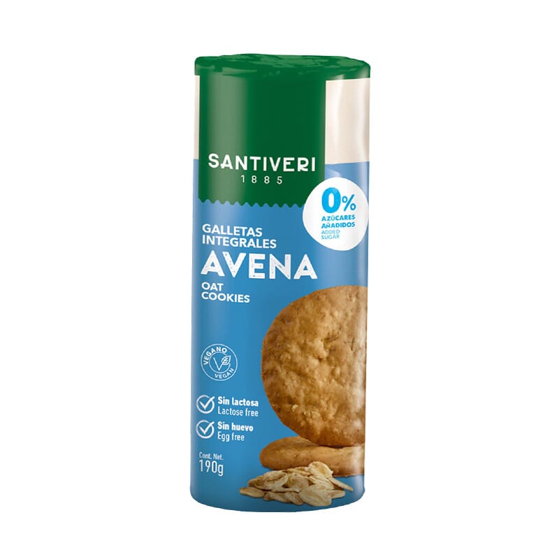 Galletas Integrales Avena 0% Azúcares Añadidos 190g