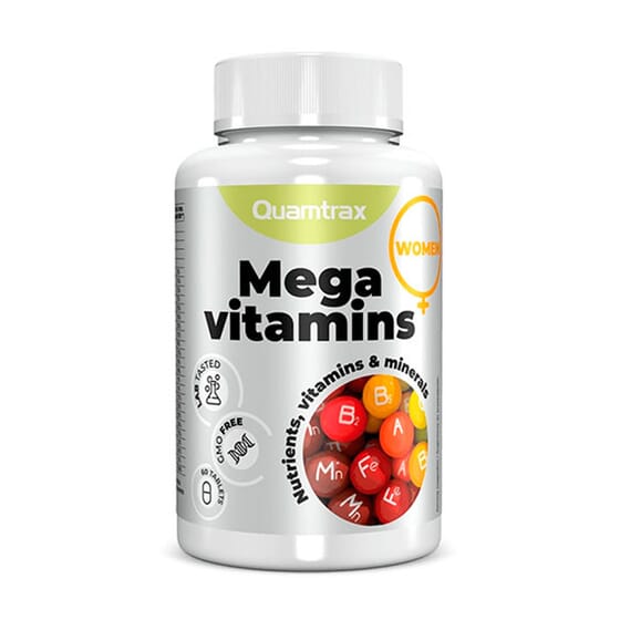 Mega Vitamines For Women 60 Comprimés - Quamtrax Essentials | Nutritienda