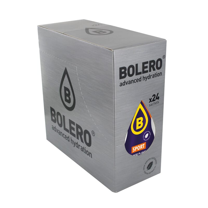 BOLERO ISOTONICO NARANJA (CON STEVIA) 24 Sobres de 9g