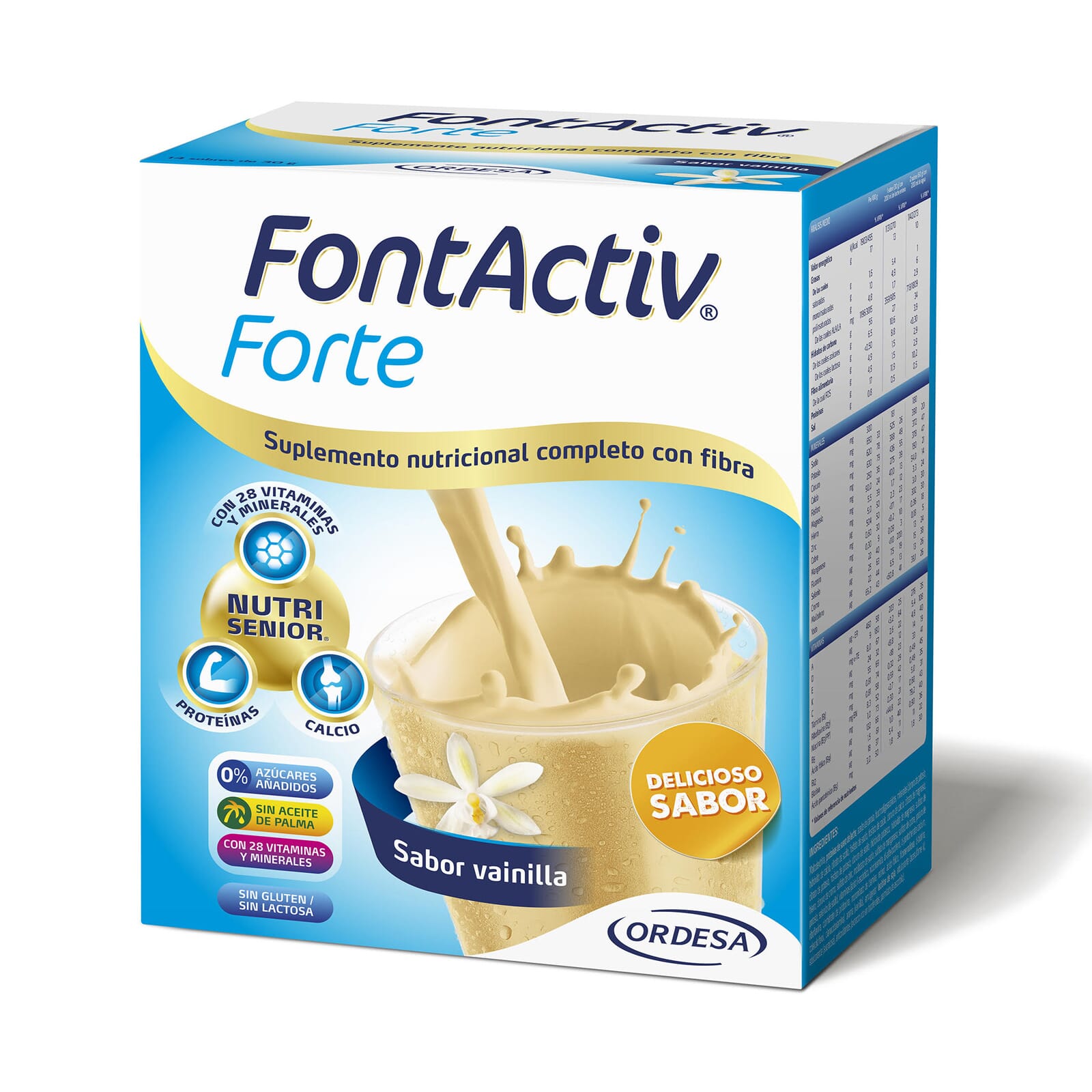 Meritene Activ Sabor Vainilla 4 uds complemeto alimenticio adultos