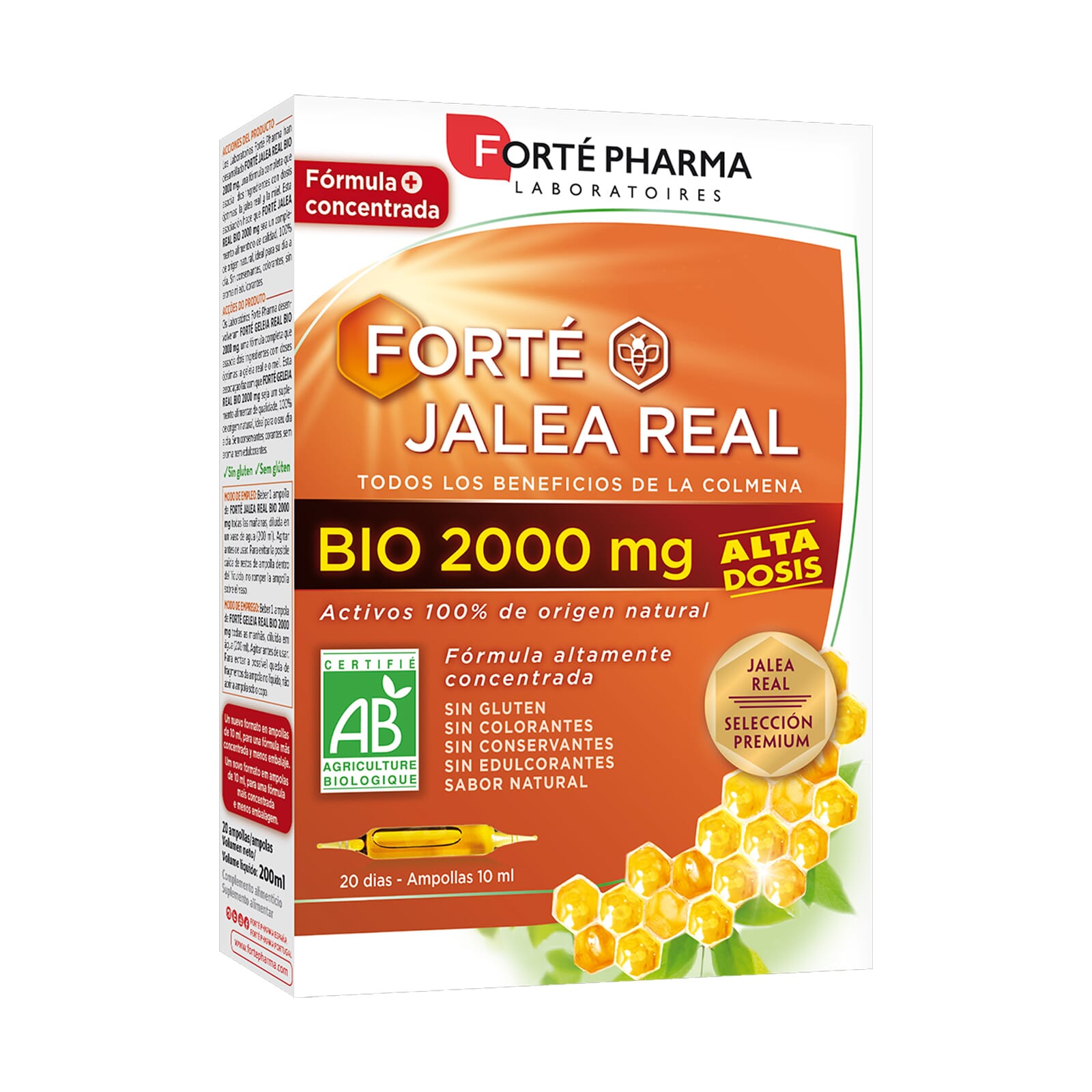 Gelée Royale 2000 mg 15 ml 20 Viales