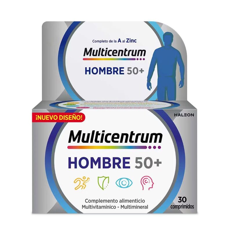 MULTICENTRUM HOMBRE 50+ 30 Tabs