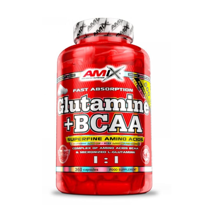 GLUTAMINA + BCAA 360 Caps