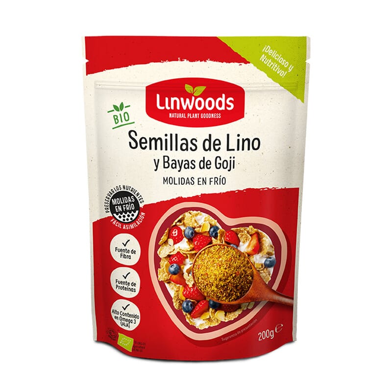 SEMILLAS DE LINO Y BAYAS DE GOJI 200g