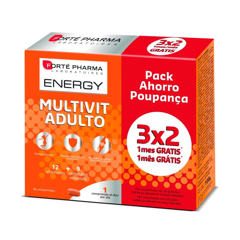 Energy Multivit Adulto 84 Tabs