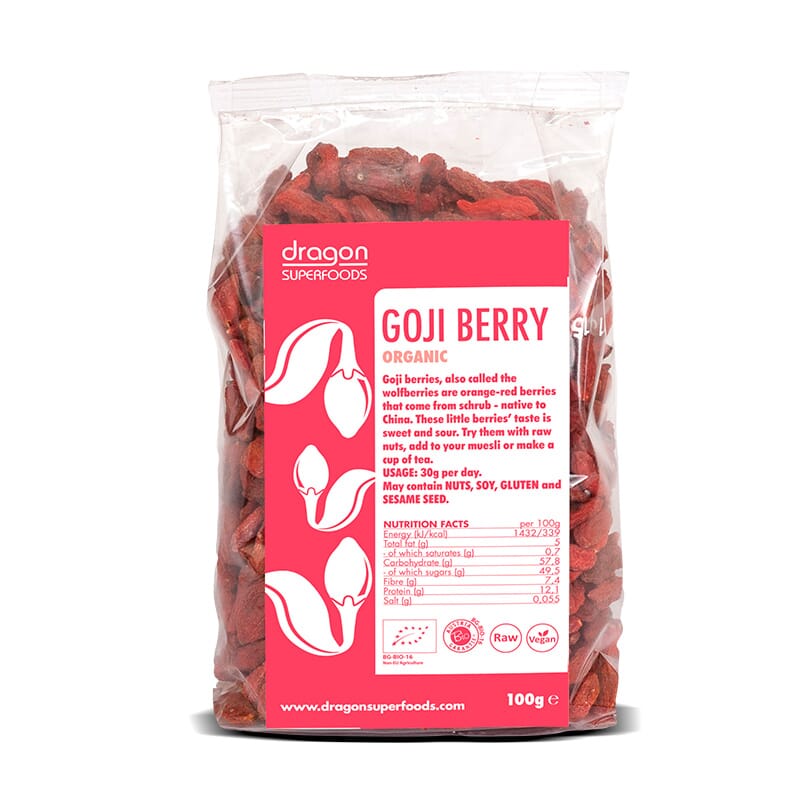 BAYAS DE GOJI ORGANICAS 100g