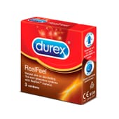 Durex Real Feel são preservativos sem látex e hipoalergénico.