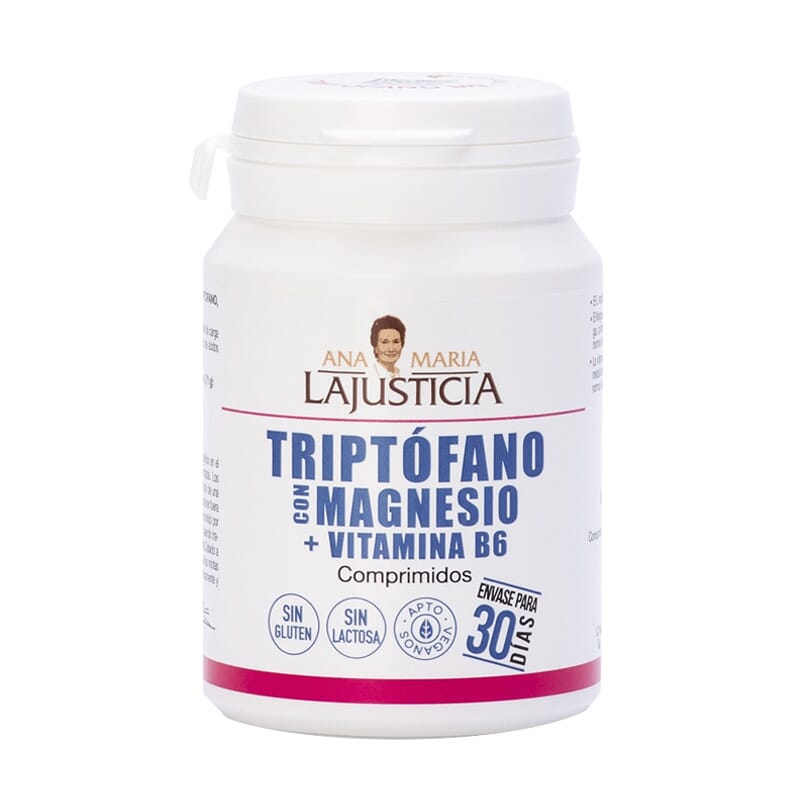 TRIPTOFANO CON MAGNESIO + VITAMINA B6 - 60 Tabs