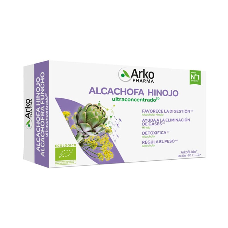 Arkopharma Arkofluido Quemagrasa Bio 20 Ampollas, Control de Peso