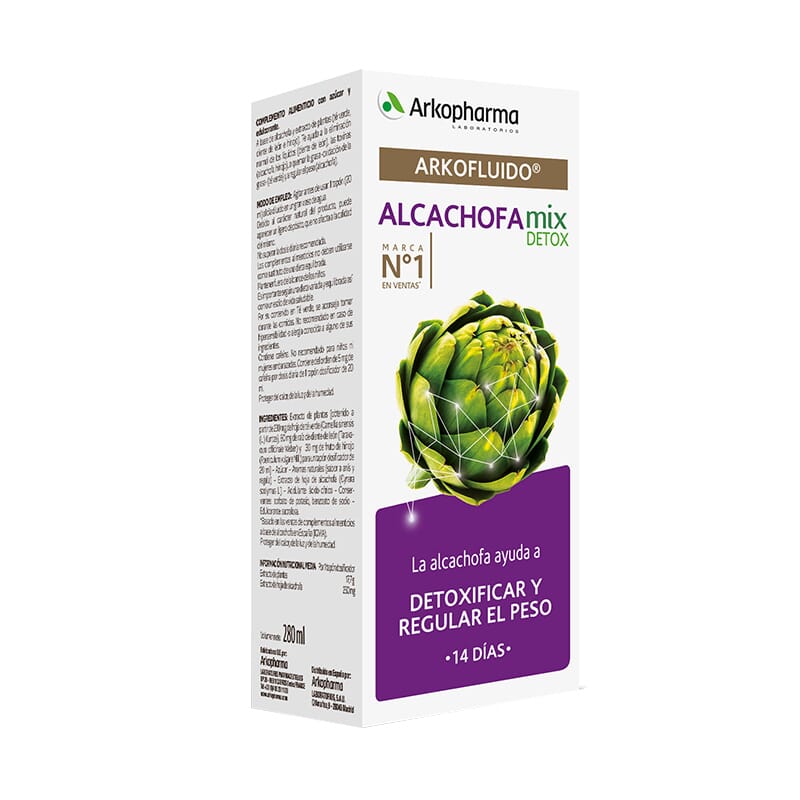 ARKOFLUIDO ALCACHOFA MIX DETOX 280ml