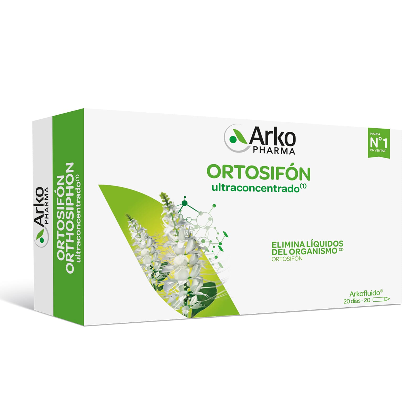 Arkofluido Ortosifon 20 Ampollas de 15ml