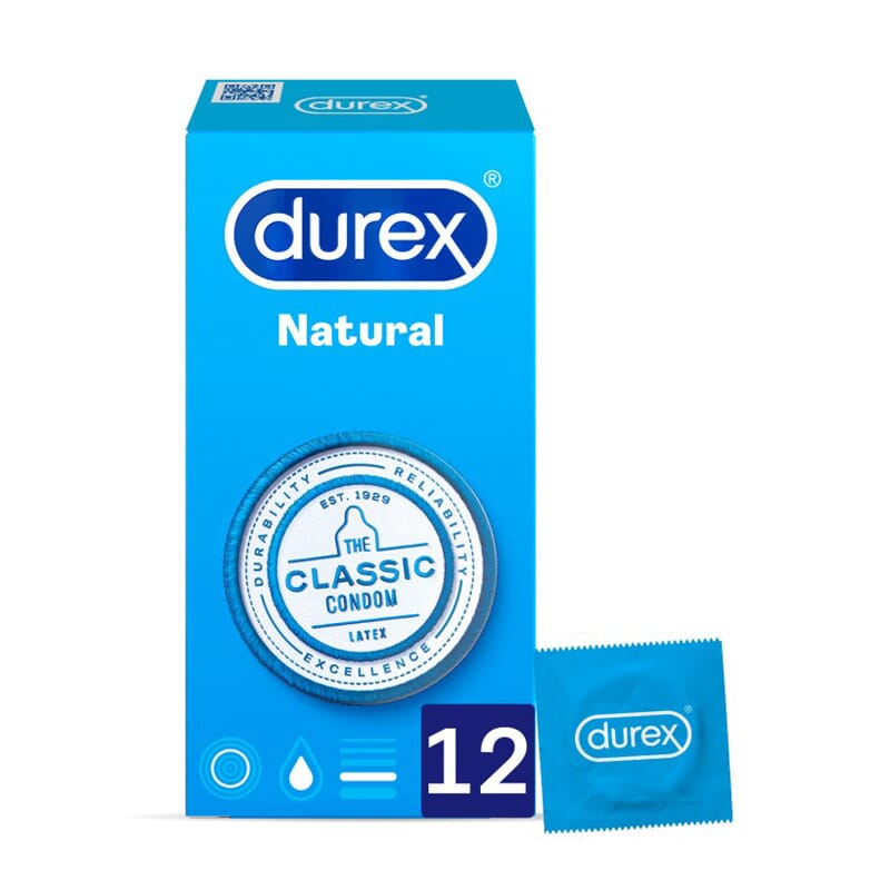 DUREX NATURAL PLUS 12 Unds