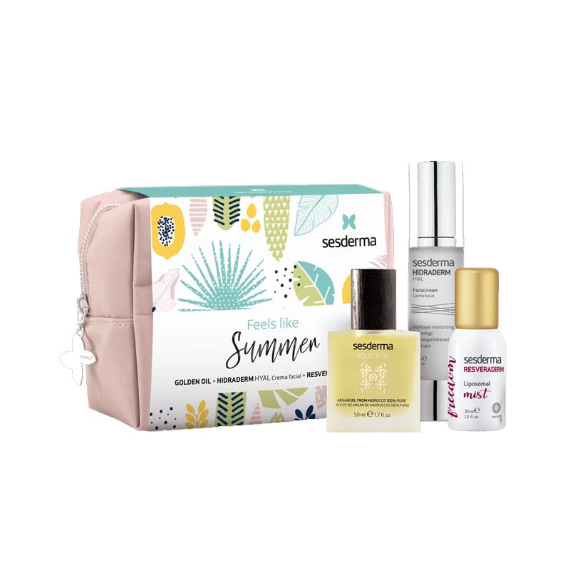 Pack Golden Oil + Hidraderm Hyal Gesichtscreme + Resveraderm Mist