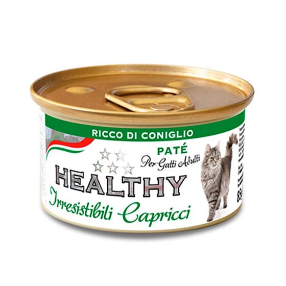 Cat Sterilised Healthy Irresistibili Capricci Pastete Kaninchen 85g von Kippy
