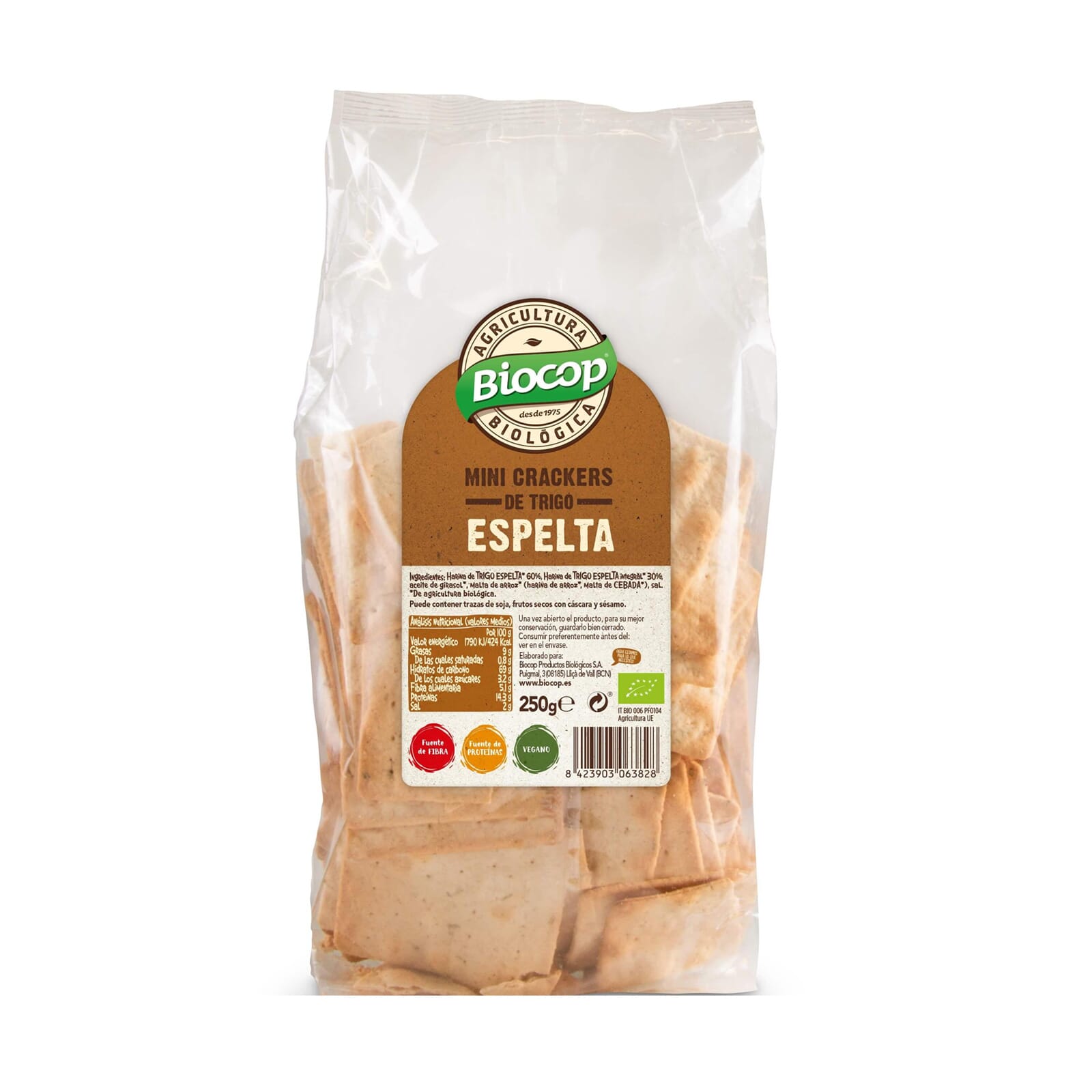 Mini Crackers De Trigo Espelta 250g