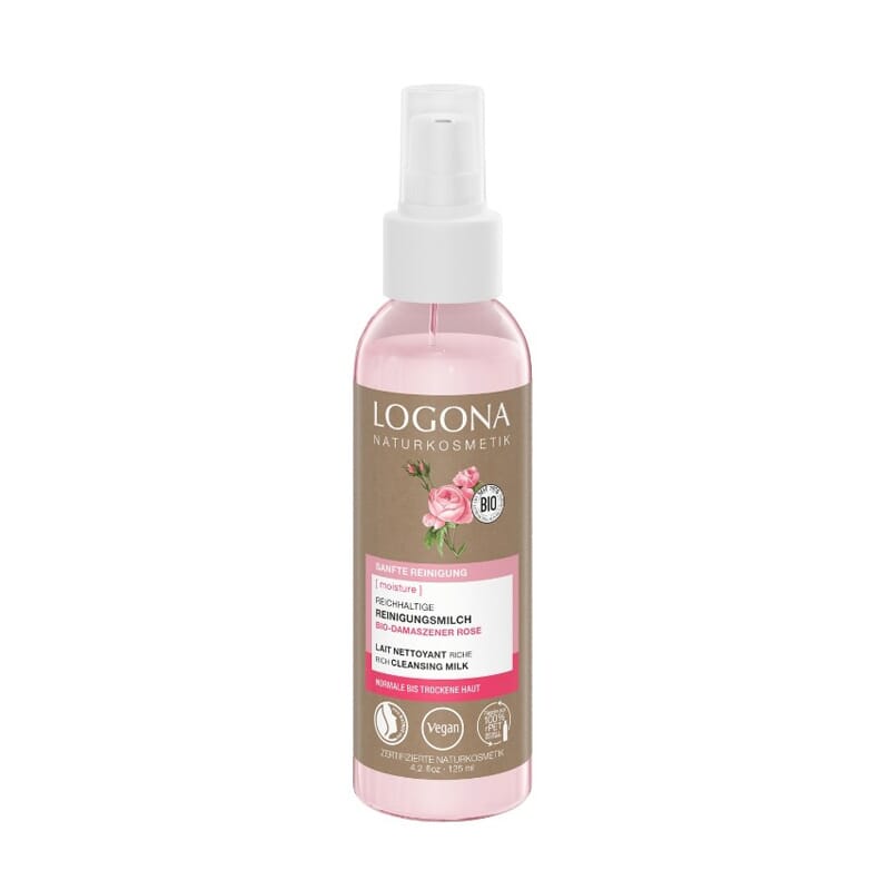 Leche Desmaquillante Nutritiva Rosa Damascena Bio 125 ml