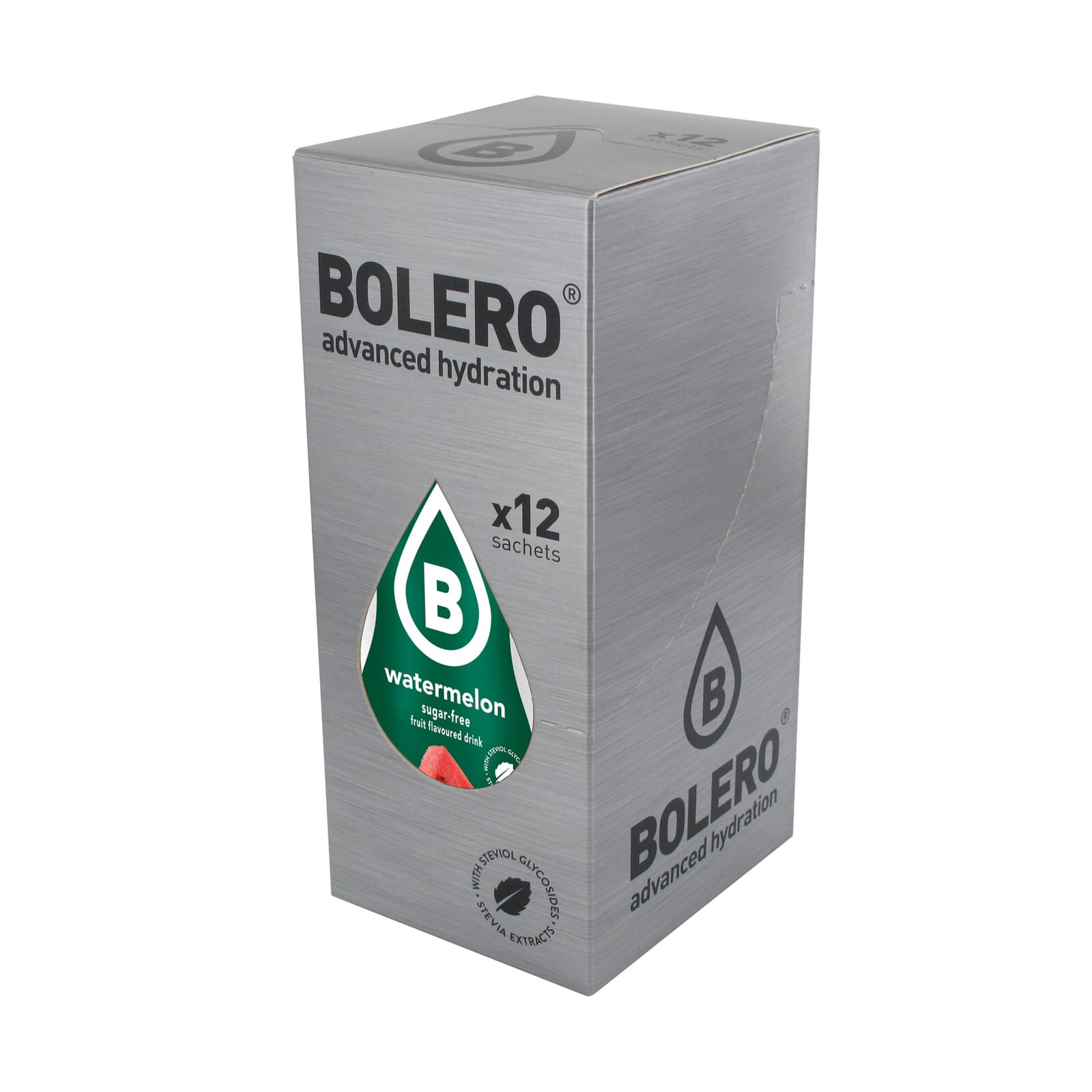 Bolero Watermeloen Met Stevia 3g 12 Zakjes