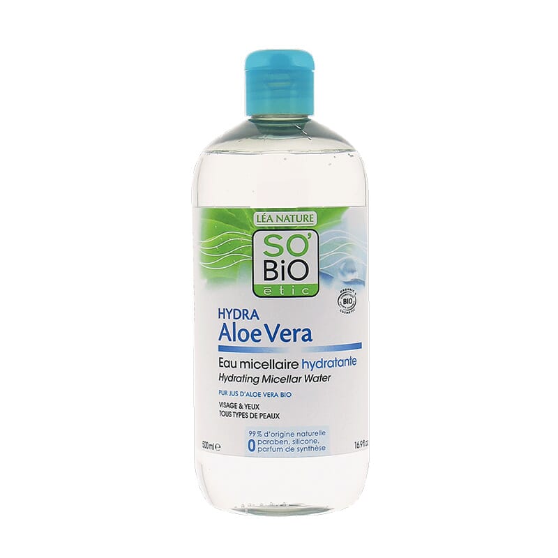 Água Micelar Hidratante Aloe Vera Bio 500 ml