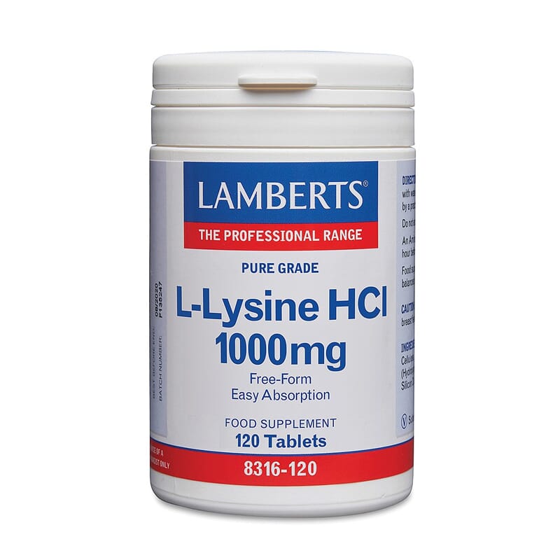 L-Lisina HCI 1000 mg 120 Tabs