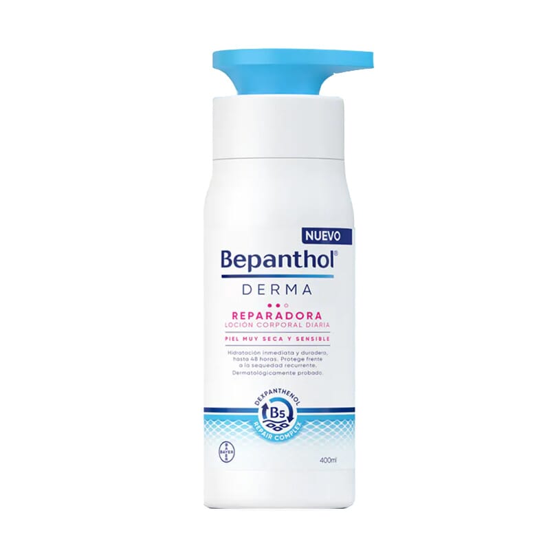 Derma Lozione Corpo Riparatrice Uso Quotidiano 400 ml di Bepanthol
